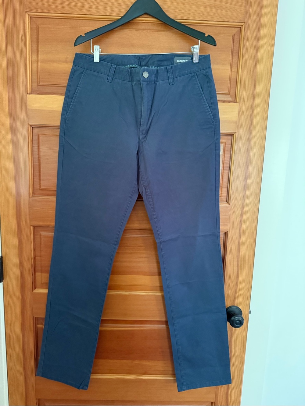 Bonobos Navy Blue Men’s Washed Chino Pants - 35x36
